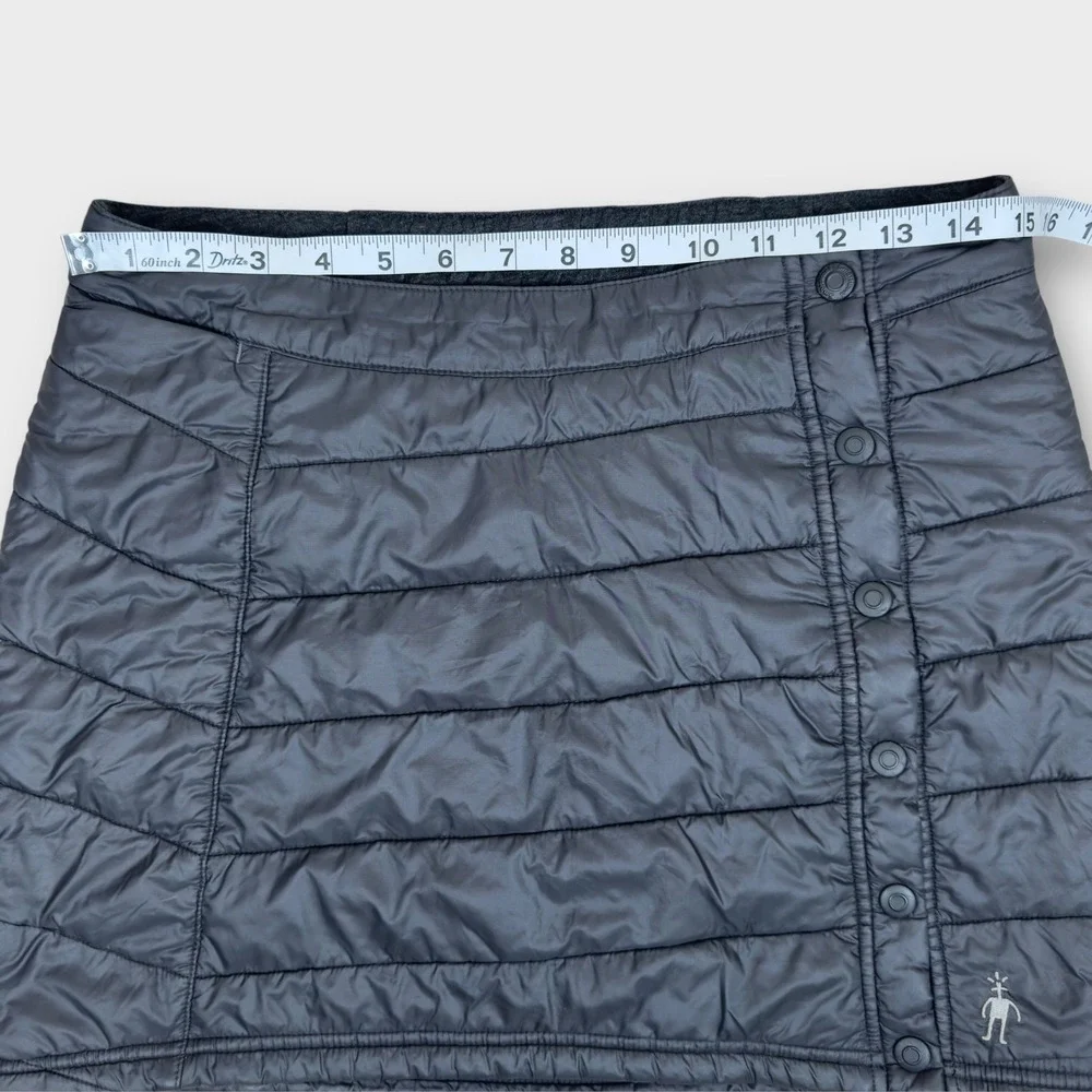 Smartwool‎ Puffer Mini Skirt PhD Smartloft Womens Sz S Black Outdoor Insulated